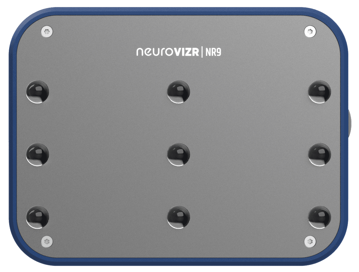 NeuroVIZR ヘッドギアとライトボックス