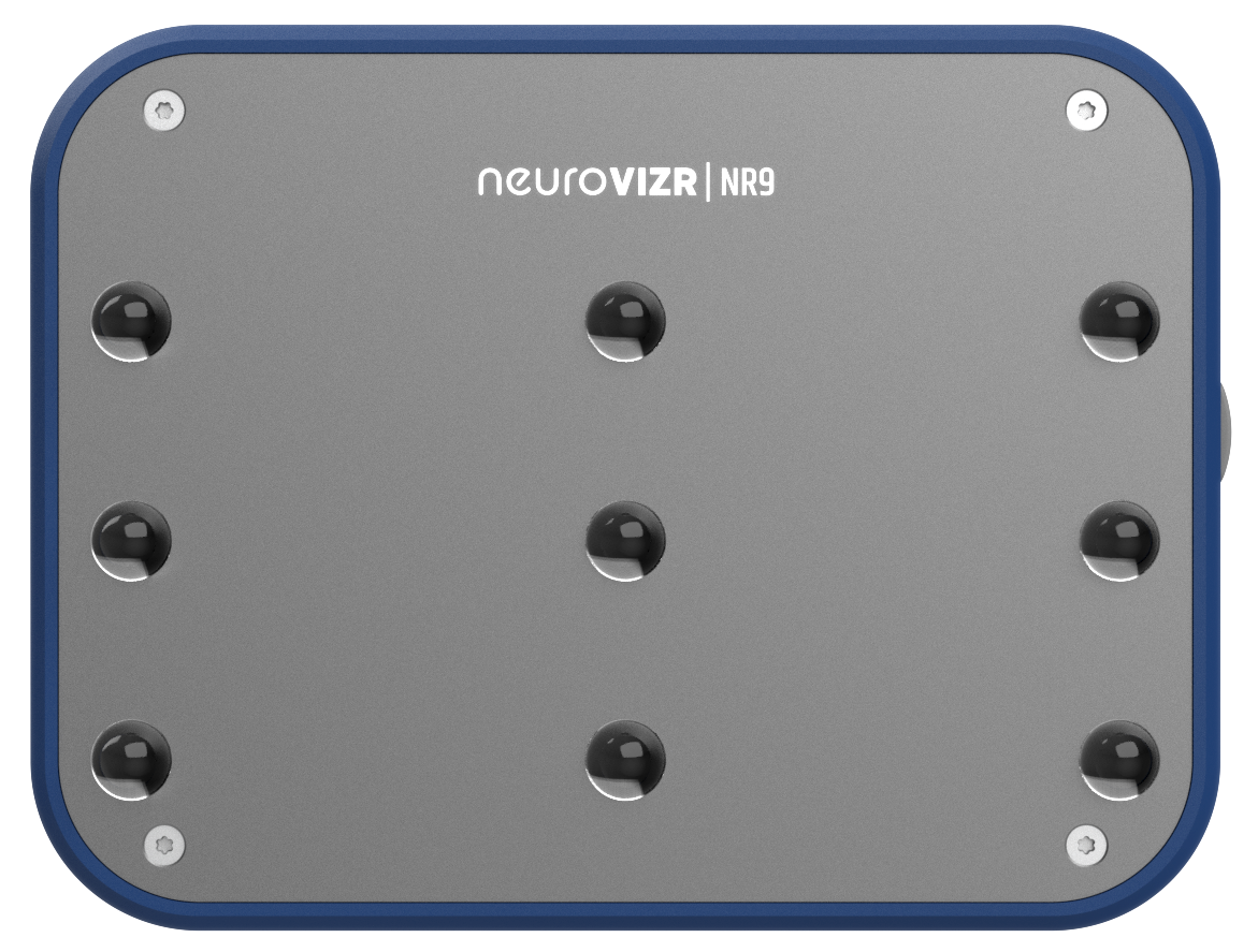 NeuroVIZR ヘッドギアとライトボックス